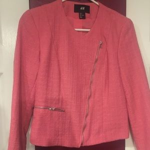 Tweed material blazer